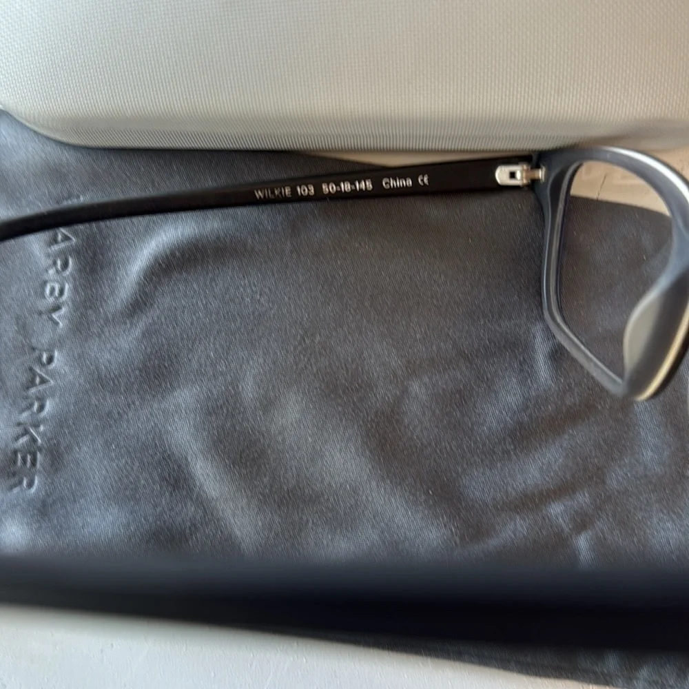 Women Kerby Parker “Wilkie” Black Eyeglasses EA070